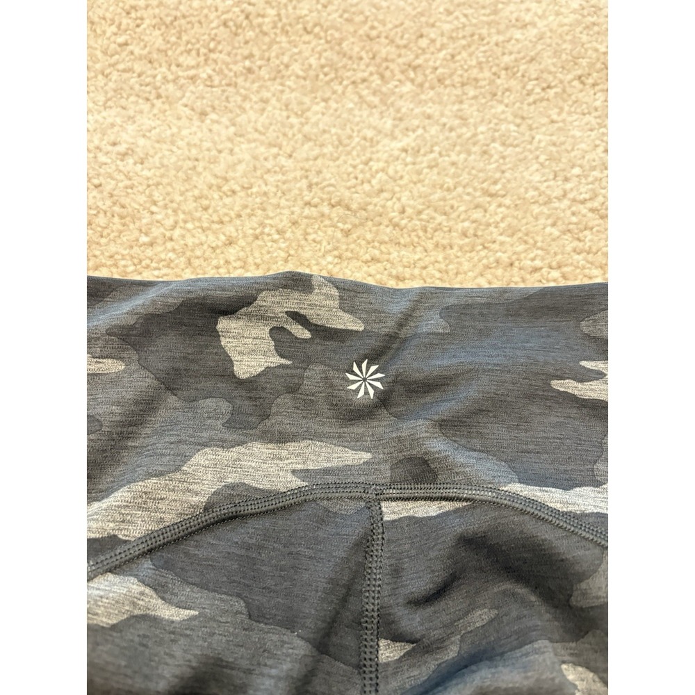 Athleta Ultimate Camo 7/8 Tight Leggings Black Size Large - Picture 4 of 5